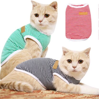 Striped Cat Pajamas