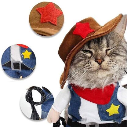 Halloween Cat Costume with Hat - Image 4