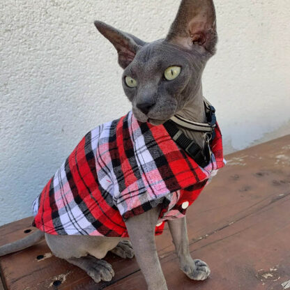Plaid Cat Jacket - Image 3