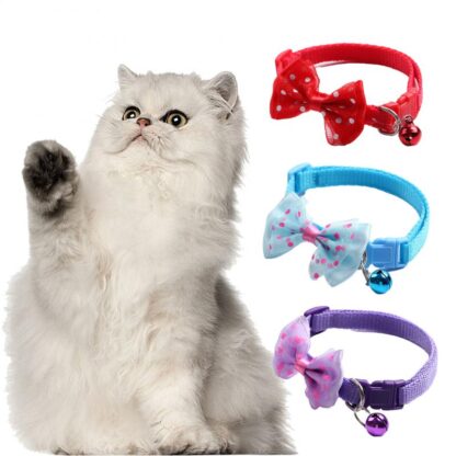 Cat Collar with Bow Tie - Image 2