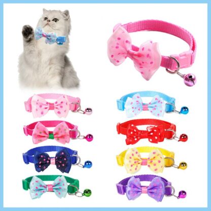 Cat Collar with Bow Tie