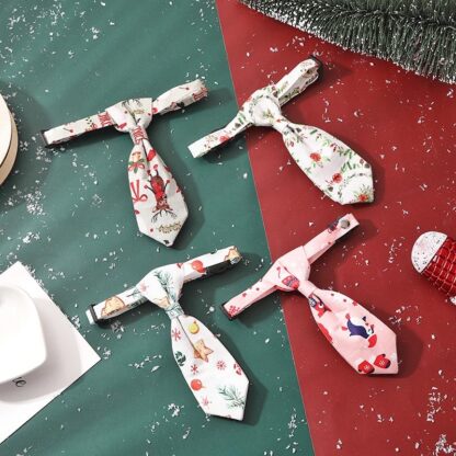 Cute Print Pet Necktie Christmas  Accessories - Image 3