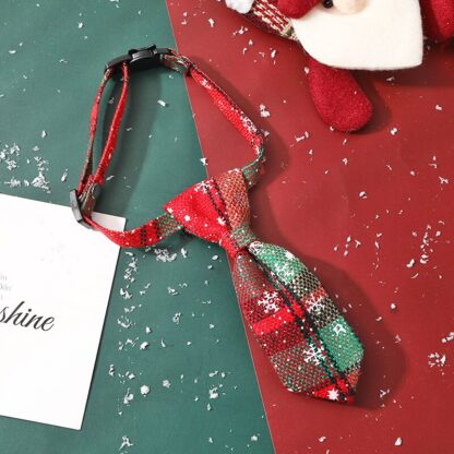 Cute Print Pet Necktie Christmas  Accessories - Image 5