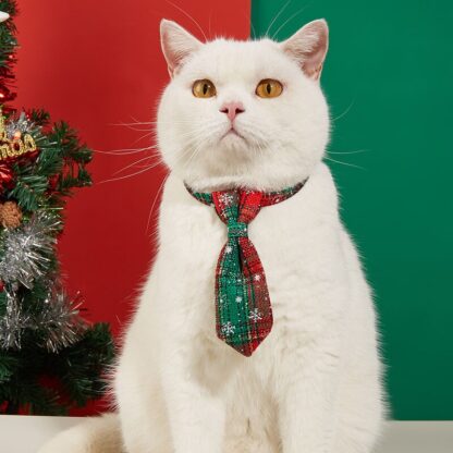 Cute Print Pet Necktie Christmas  Accessories