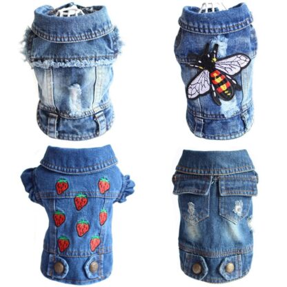 Stylish Denim Jacket for Cats - Image 4