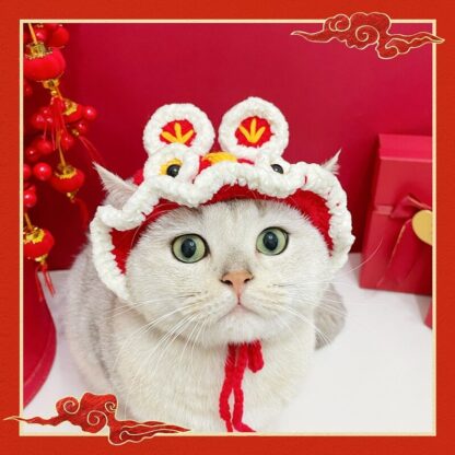 Funny Embroidery Cat Costume Hat - Image 2