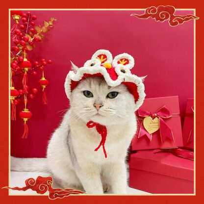 Funny Embroidery Cat Costume Hat