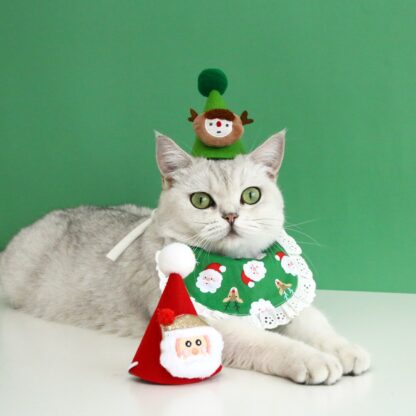 Cat Christmas Hats and Scarves - Image 3