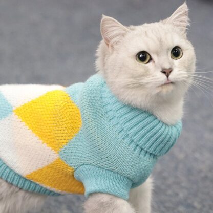 Cat Sweater Warm Knitted - Image 2