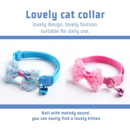 Cat Collar with Bow Tie - Image 4