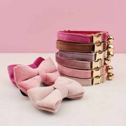 Luxury Velvet Cat Collar - Image 3