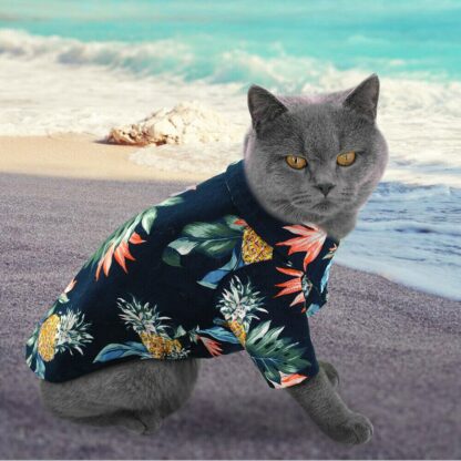Cat Vest with Floral Design - Image 3