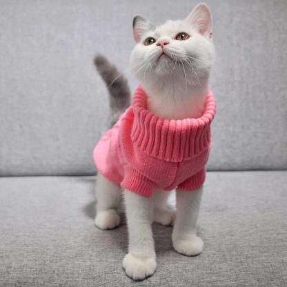 Winter Cat Jacket Sweater - Image 2