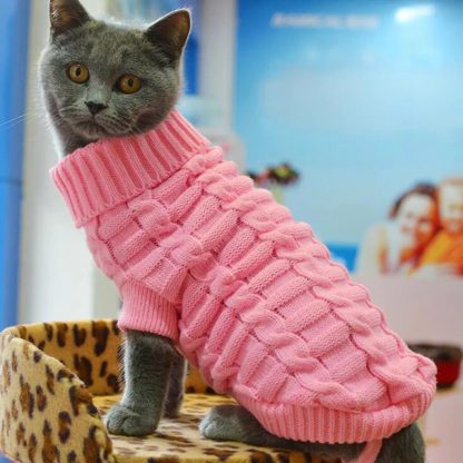 Winter Cat Jacket Sweater - Image 3