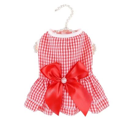 Striped and Plaid Cat Dress - Image 7