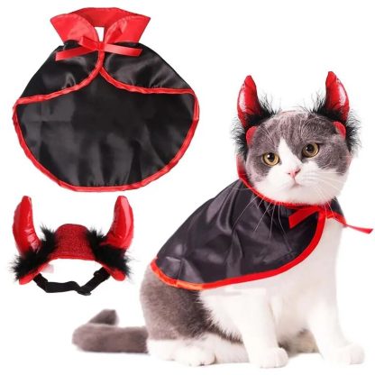 Kitten Halloween Cape Horns - Image 2