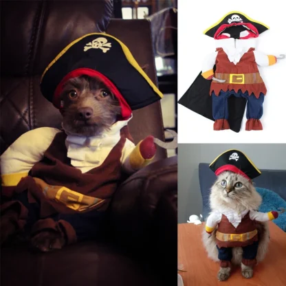 Halloween Pet Pirate Costume - Image 6