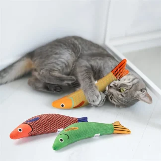 Interactive Catnip Fish Toy