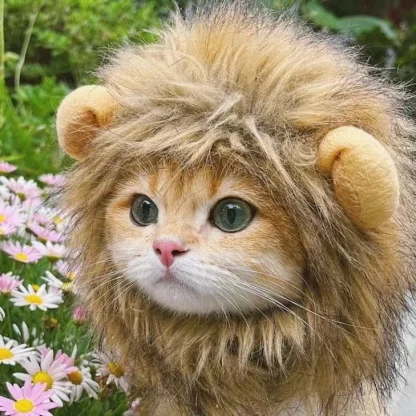 Lion Mane Costume for Pets - Image 2