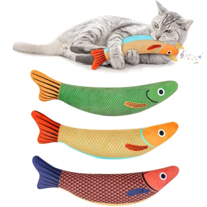 Interactive Catnip Fish Toy - Image 2